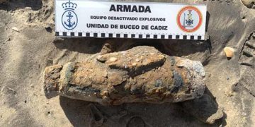 Uno de los artefactos neutralizados / FOTO: Armada