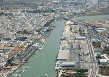 Sobrevolando parte de El Puerto / FOTO: Ayto.