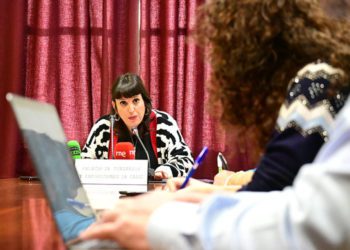 La concejala Rocío Sáez haciendo balance / FOTO: Eulogio García