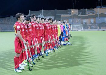 El combinado español en un pasado partido en el Pablo Negre / FOTO:  RFEH