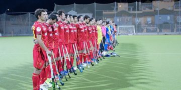 El combinado español en un pasado partido en el Pablo Negre / FOTO:  RFEH