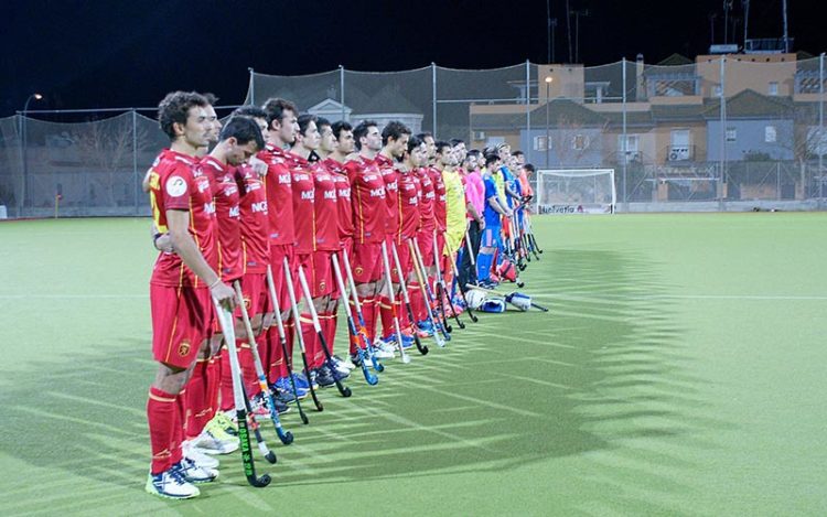El combinado español en un pasado partido en el Pablo Negre / FOTO:  RFEH