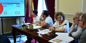 En la pasada presentación del proyecto para la Tacita de Plata / FOTO: Eulogio García