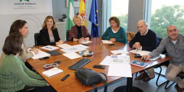 Un momento de la reunión en la sede de la consejería / FOTO: Junta