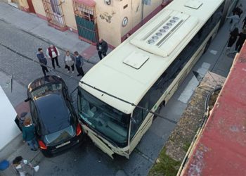 Tras el impacto en pleno centro / FOTO: Equo