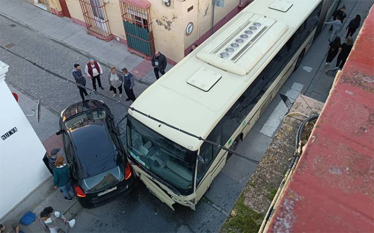 Tras el impacto en pleno centro / FOTO: Equo