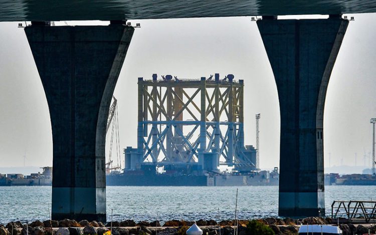 Una de las estructuras construidas en Puerto Real meses atrás / FOTO: Eulogio García