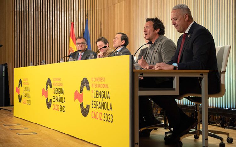 Un momento de la intervención del alcalde en el acto / FOTO: Ayto.