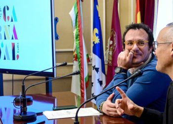 Un momento de la presentación del logo / FOTO: Eulogio García