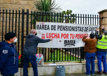 Una pasada protesta de la marea de pensionistas / FOTO: Eulogio García