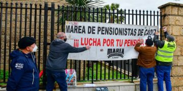 Una pasada protesta de la marea de pensionistas / FOTO: Eulogio García