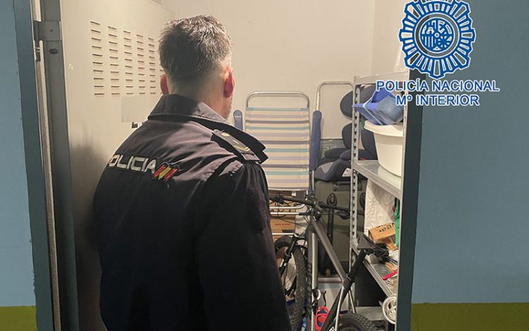 En uno de los trasteros saqueados / FOTO: Policía Nacional