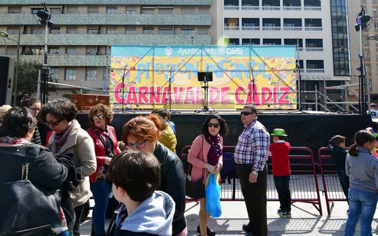 El tablao de un pasado pregón infantil / FOTO: Eulogio García