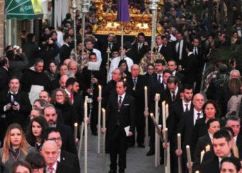 Uno de los vía crucis celebrados años atrás / FOTO: Eulogio García