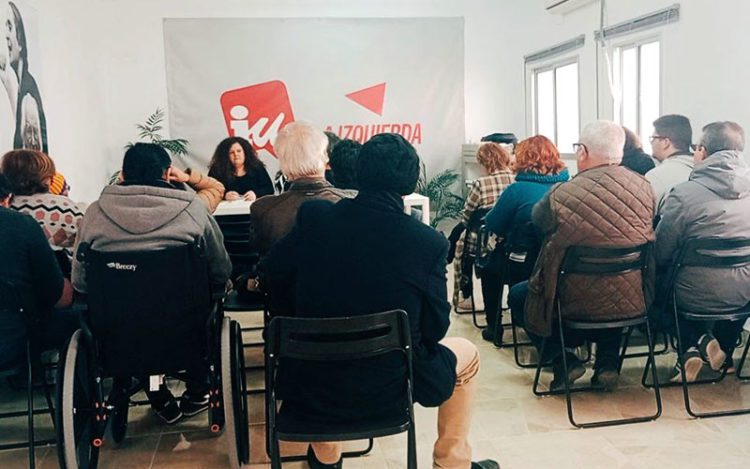 Un momento de la última asamblea local de IU / FOTO: IU