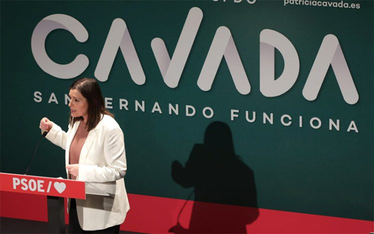 Un momento del discurso ante la militancia / FOTO: PSOE