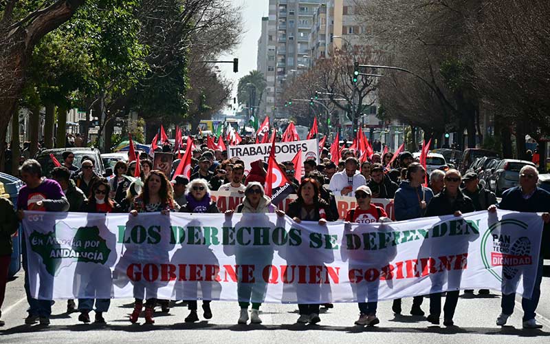 Un 28-F reivindicativo en Cádiz: “cuarenta y tres años después no hemos alcanzado la soberanía plena para el total desarrollo del pueblo andaluz”