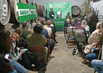 Presentación de la candidata en Bodegas Sanatorio / FOTO: Adelante Andalucía