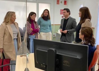 Visita a la oficina del SAE roteña / FOTO: Junta
