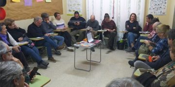 La asamblea reunida / FOTO: Confluencia