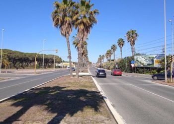 Punto de la avenida de Valdelagrana a reordenar / FOTO: Ayto.