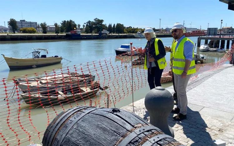 Martínez y Beardo asomados al río / FOTO: APBC