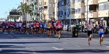 Los dos primeros clasificados, en cabeza desde la salida / FOTO: Eulogio García