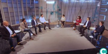 Encuentro grabado en los estudios de la tele municipal / FOTO: Onda Cádiz