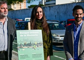 Quirós y Cazalilla junto a De la Cruz / FOTO: Eulogio García