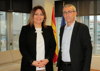 Posado con el director general de Sepes / FOTO: Ayto.