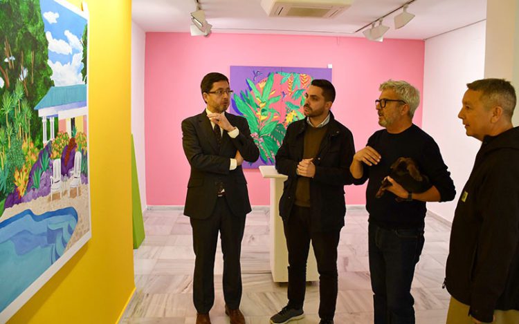 Un momento de la pasada inauguración de la muestra / FOTO: Diputación