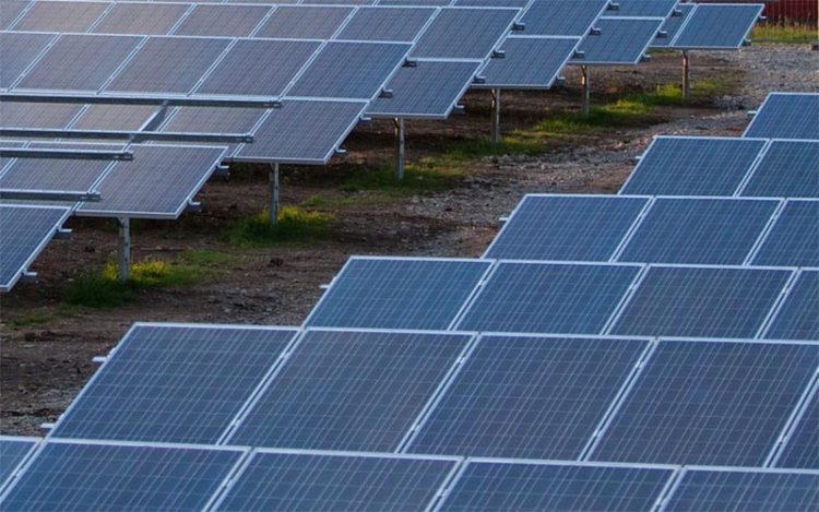 Huerto solar, en una imagen de archivo
