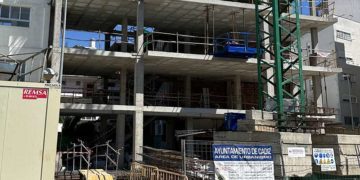 Ya está levantada la estructura del futuro bloque / FOTO: Ayto.