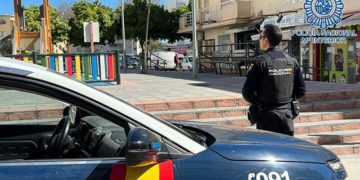 Agente en alerta / FOTO: Policía Nacional