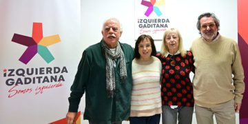 Portavoces de Izquierda Gaditana durante la pasada presentación de la marca / FOTO: Eulogio García
