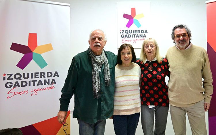 Portavoces de Izquierda Gaditana durante la pasada presentación de la marca / FOTO: Eulogio García