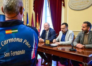 Presentando la cita en el Ayuntamiento de Cádiz / FOTO: Eulogio García