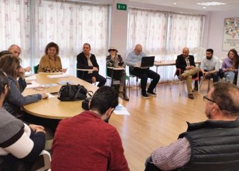 Miembros de la plataforma reunidos en Jerez / FOTO: coordinadora