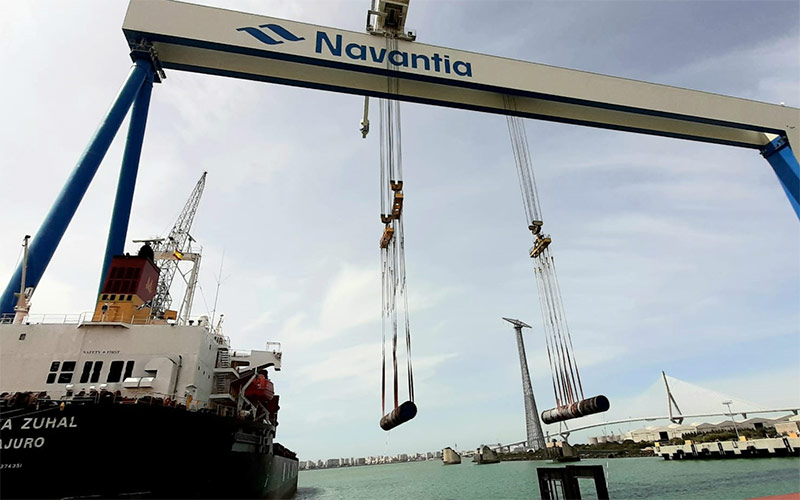 La división Navantia Seanergies activa en el astillero puertorrealeño diferentes encargos que se traducirán en picos de hasta 800 empleos