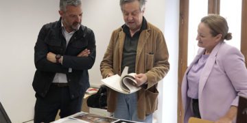 Una reciente visita a la futura sala expositiva / FOTO: Ayto.