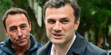 Cossi, el número dos, junto al candidato / FOTO: Eulogio García