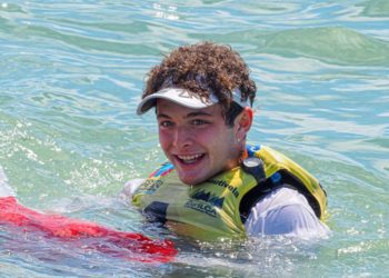 Nicoló Giuseppe Cassitta, el campeón en el agua / FOTO: Agustín Argüelles