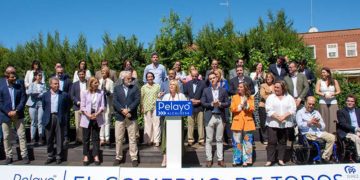 Intervención de la alcaldable arropada por los suyos / FOTO: PP