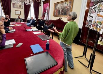 Isla Aguilar ante el Patronato del FIT / FOTO: Ayto.