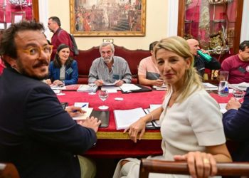 El alcalde y la ministra juntos en la reunión de trabajo / FOTO: Eulogio García