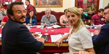 El alcalde y la ministra juntos en la reunión de trabajo / FOTO: Eulogio García