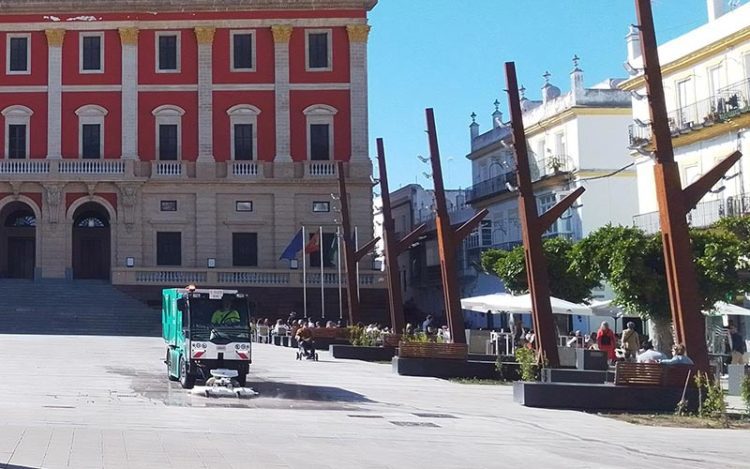 Detalle del Consistorio isleño, en la plaza del Rey / FOTO: DBC