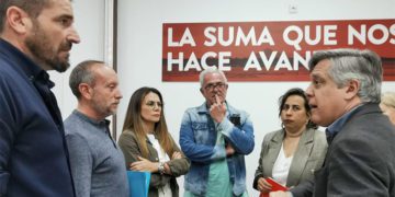 Un momento del encuentro en la Casa del Pueblo / FOTO: PSOE