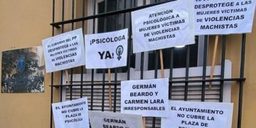 Las huellas de una de las protestas / FOTO: Las Tres Rosas