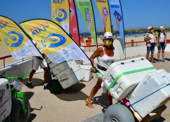 Lateros involucrados el pasado verano en una campaña / FOTO: Eulogio García
